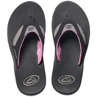 Reef Fanning, Damen Zehentrenner, Mehrfarbig (Black/Grey Bla), 38.5 EU (6 UK)