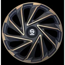 Sparco SPC1680GDBK Radblenden schwarz, 16Zoll