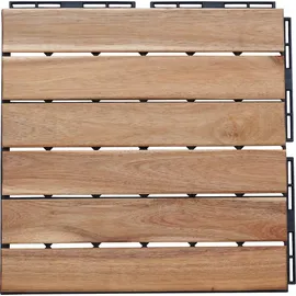 casa.pro Gartenbodenbelag Alliste 30 x 30 cm beige