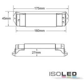 ISOLED Dimmer Sys-Pro Funk Push 1-10V Input TRIAC-Dimmer 230V 300VA