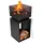 BBQ Collection Feuertonne Ø 85 cm Schwarz