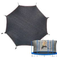 Trampolin Sonnenschutz Abdeckung - Ø 143 243 305 366 427 cm Trampolin Sonnenschutznetz, UV-Resistent, wasserdichte, Faltbare Sonnenschutz Sonnensegel für Spielen Freien, Einfach Installieren