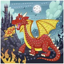 Ludwig Bähr Moosgummi-Mosaik Glitter Drache