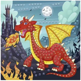 Ludwig Bähr Moosgummi-Mosaik Glitter Drache