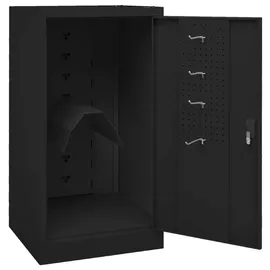 vidaXL Aktenschrank Sattelschrank 53x53x105 cm Schwarz