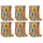 BEO Sitzauflage 98 x 46 x 8 cm bunt 6-tlg.