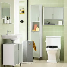 SoBuy Waschbeckenunterschrank, Grün