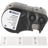 Brady Etiketten 170864 Schwarz/Transparent 38,1 x 12,7 mm 200 Blatt