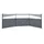 Trigano Windschutz Dark Grey 435 x 130 cm