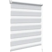 Woltu Doppelrollo 65 x 150 cm Klemmfix grau
