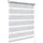 Woltu Doppelrollo 65 x 150 cm Klemmfix grau