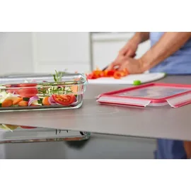 Emsa Frischhaltedose rechteckig rot 33 x 23 cm 3 l