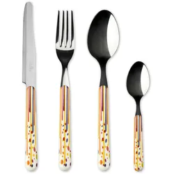 Excelsa Besteckset 24 Stück Dripping Stahl Bunt