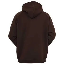 URBAN CLASSICS Blank Kapuzenpullover Brown 5XL