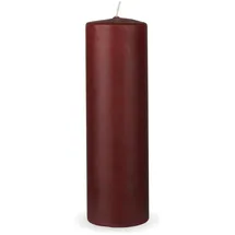 HS Candle Stumpenkerze Ø7 cm 20 cm braun