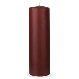 HS Candle Stumpenkerze Ø7 cm 20 cm braun