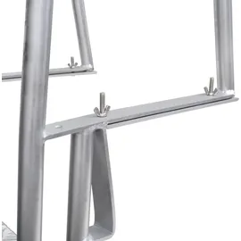vidaXL 4-Stufig Pooleiter 167 cm 91197