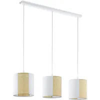 EGLO Pendelleuchte Arnhem 3-flammig Weiß 110 cm x 24