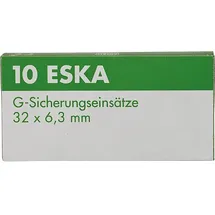 Eska Feinsicherung träge 6,3x32mm 1,6A, 10 Stk.