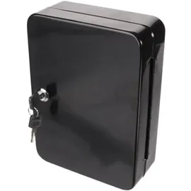 Perel Schlüsselschrank (48 Schlüssel) 25 x 18 x 8 cm Schwarz