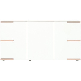 Tojo Sideboard, Weiß, Holzwerkstoff, 1 Fächer, 150x75x45 cm, Typenauswahl, Beimöbel erhältlich, stehend, Schlafzimmer, Schlafzimmer Kommoden
