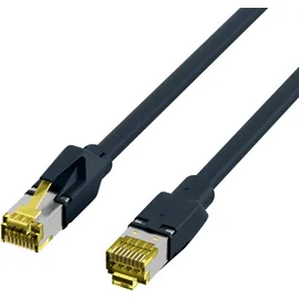 EFB-Elektronik K3130.0,5 RJ45 Patchkabel Cat.6A S/FTP PUR schwarz 0,5m