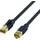 EFB-Elektronik K3130.0,5 RJ45 Patchkabel Cat.6A S/FTP PUR schwarz 0,5m
