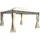 Mendler Pergola Cadiz 4,00 x 3,00 m inkl. Seitenteile creme