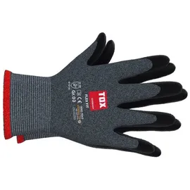TOX Flex Fit Montagehandschuhe Größe 8, Grau/Schwarz, 006900108