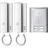 2WE Set 1841220 silber/weiß