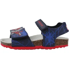 GEOX B Sandal Chalki Boy Blau/Rot 21
