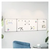 vidaXL Magnetisches Whiteboard Klappbar 160x40x1,7 Cm Aluminium Vidaxl