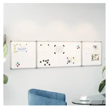 vidaXL Magnetisches Whiteboard Klappbar 160x40x1,7 Cm Aluminium Vidaxl