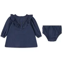 Levi's Levi's® Kids Kleid & Hose LVG WILD WEST RUFFLE DRESS (Set, 2-tlg) mit Rüschenbesatz, for Girls blau 9M (74)