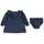 Levi's Levi's® Kids Kleid & Hose LVG WILD WEST RUFFLE DRESS (Set, 2-tlg) mit Rüschenbesatz, for Girls blau 9M (74)