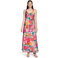 Vera Mont Sommerkleid Gelb/Pink 38