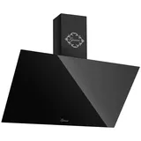 GURARI Kopffreihaube Wand Dunstabzugshaube GCH 286 PrimeN • Abluft/Umluft • EEK A • Glas Serie BL 9 Prime N Kopffreiehaube Klasse A, Wandhaube Abluft- oder Umluft Wand Dunstabzugshaube GCH 286 PrimeN • Abluft/Umluft • EEK A • Glas, Abzugshaube Kopffrei 1000 m3/h Motor • Wandmontage schwarz 90 cm