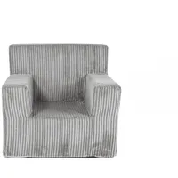 FORTISLINE Kindersessel, Hellgrau, Uni, Quadratisch, 51x47x33 cm, Oeko-Tex® Standard 100, Kinder- & Jugendzimmer, Kindermöbel, Kindersitzmöbel & -tische, Kindersessel & -sofas
