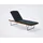 Houe MOLO Sonnenliege 202 x 68 x 35 cm Schwarz