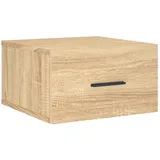 vidaXL Nachtschrank Sonoma-Eiche 35 x 35 x 20 cm Braun