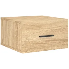 vidaXL Nachtschrank Sonoma-Eiche 35 x 35 x 20 cm Braun