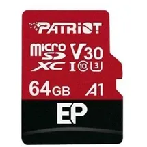 Patriot EP Series - Flash-Speicherkarte (microSDXC-an-SD-Adapter inbegriffen)