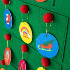 Zolta Adventskalender Weihnachtsbaum Filz 90 cm DIY