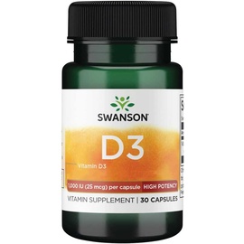 Swanson Vitamin D3 1.000 IE Kapseln 30 St.