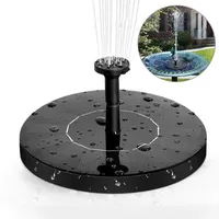Solar Springbrunnen, Solar Teichpumpe mit 1.4W Monokristalline Solar Wasserpumpe Einfache Installation Solar schwimmender Fontäne Pumpe für Garte...
