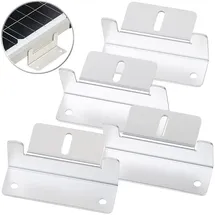 Revolt Solarmodul-Z-Halterungen 4er-Set zur Dachmontage