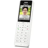 FRITZ!Fon X6 White DECT-Komforttelefon (hochwertiges Farbdisplay, HD-Telefonie, Full-Duplex-Freisprechen, Steuerung FRITZ!Box-Funktionen), weiß, deutschsprachige Version