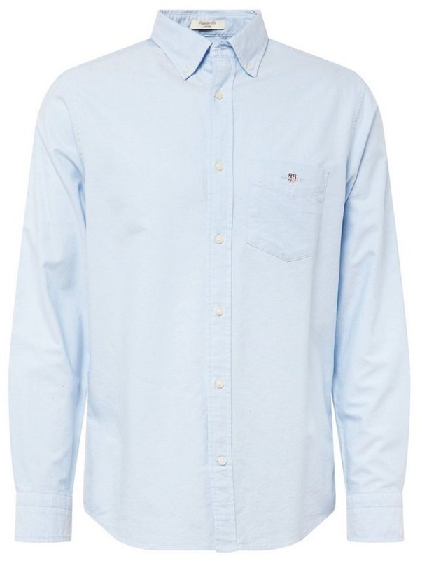 Gant Businesshemd (1-tlg) blau|grau|silberfarben L