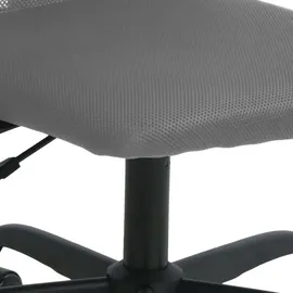 vidaXL Bürostuhl Netzstoff Grau