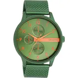 Oozoo Herren Armbanduhr Timepieces Analog Metall grün UOC11303